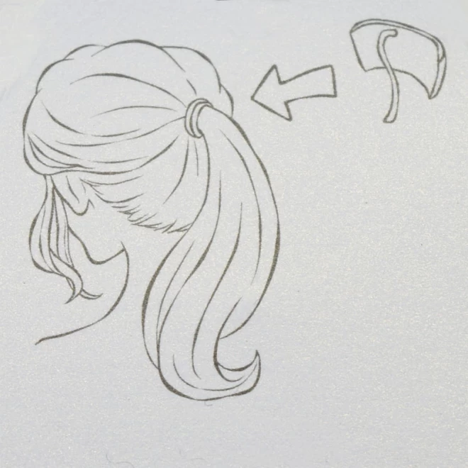 ヘアフック 髪飾り ハート型 パール