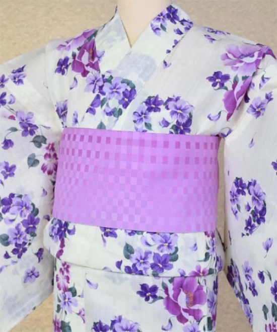 レディース浴衣 SEIKO 松田聖子 薄ベージュ セール価格 - 呉服のひぐち