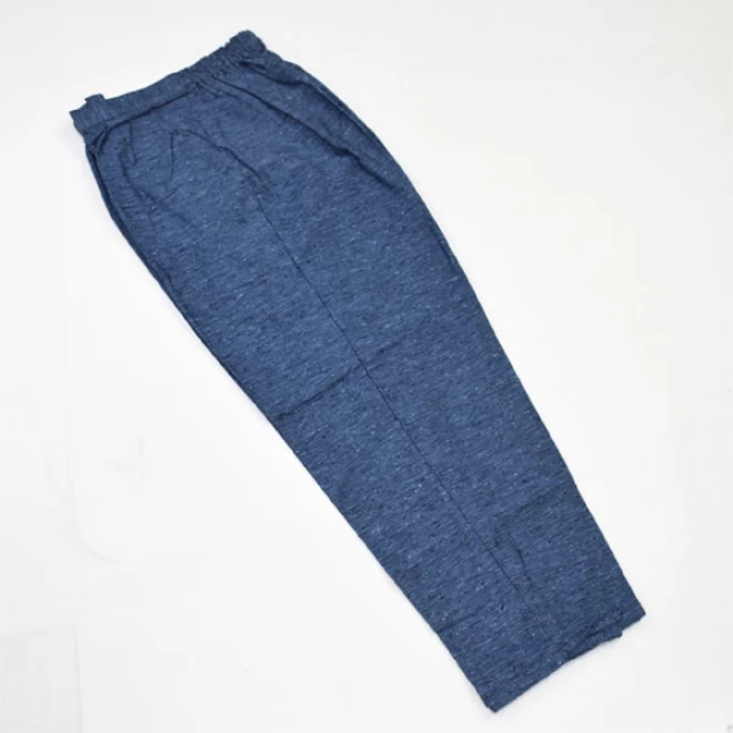 男 紳士 メンズ作務衣 ブルー/無地 久留米綾織り 日本製